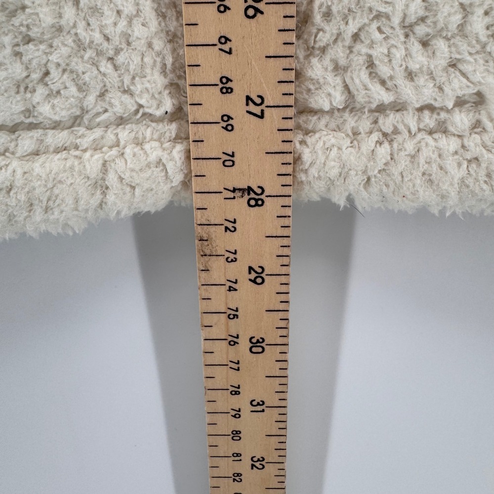 Patagonia Los Gatos Pullover Womens Medium Cream Fleece Quarter Zip Jacket - Picture 7 of 7